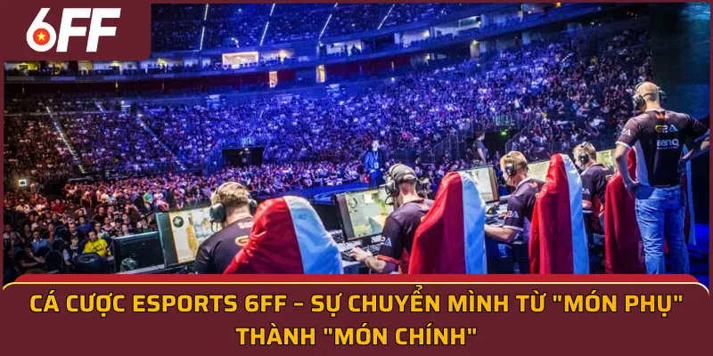 Cá cược Esports 6FF – Sự chuyển mình từ "món phụ" thành "món chính"